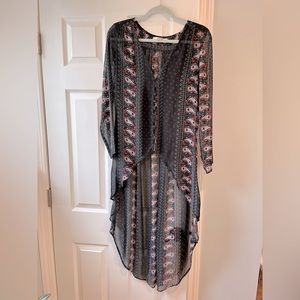 AnM Sheer kimono button up